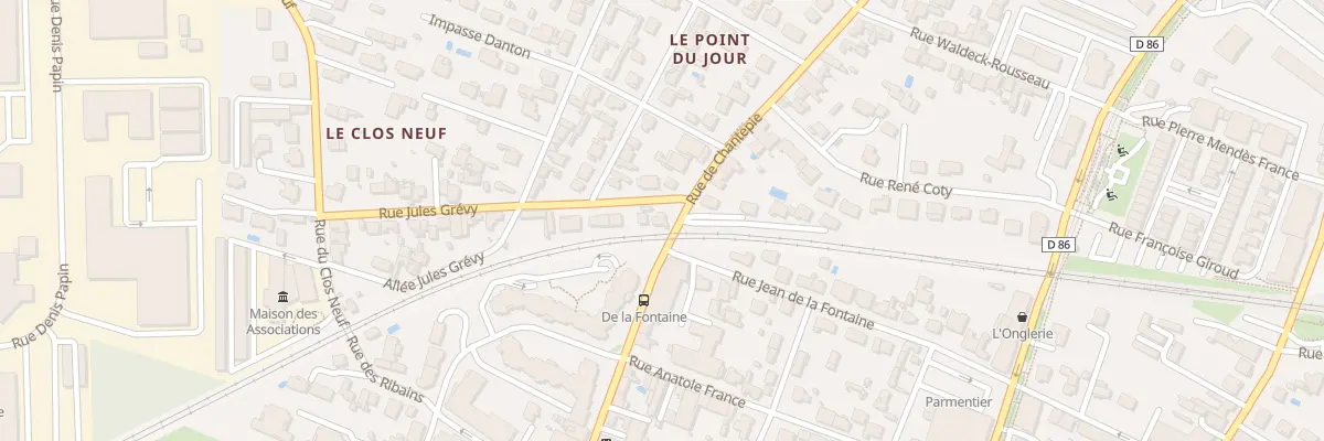 Plan du 35 Rue de Chantepie à Joué-lès-Tours
