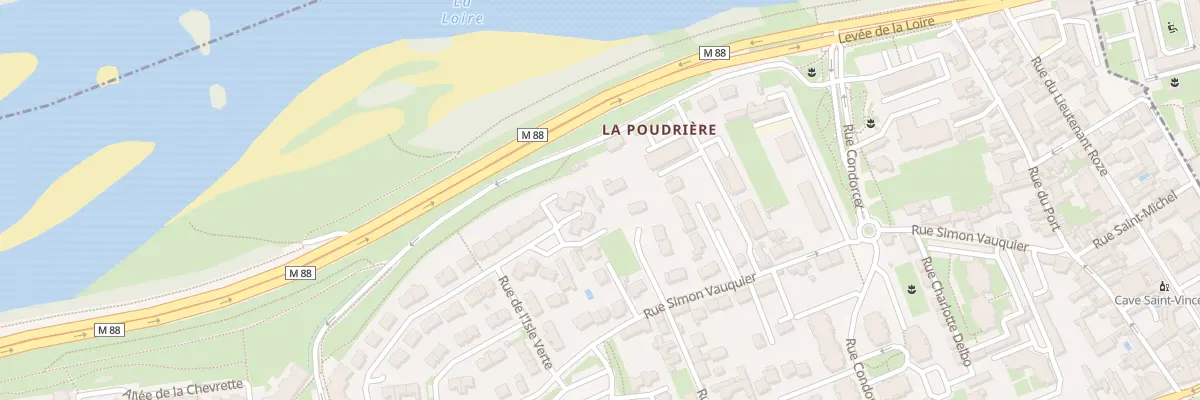 Plan du 28 Rue de la Levee de la Loire à La Riche