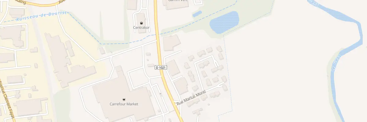 Plan du 23 Rue Marius Monti à Fleurance