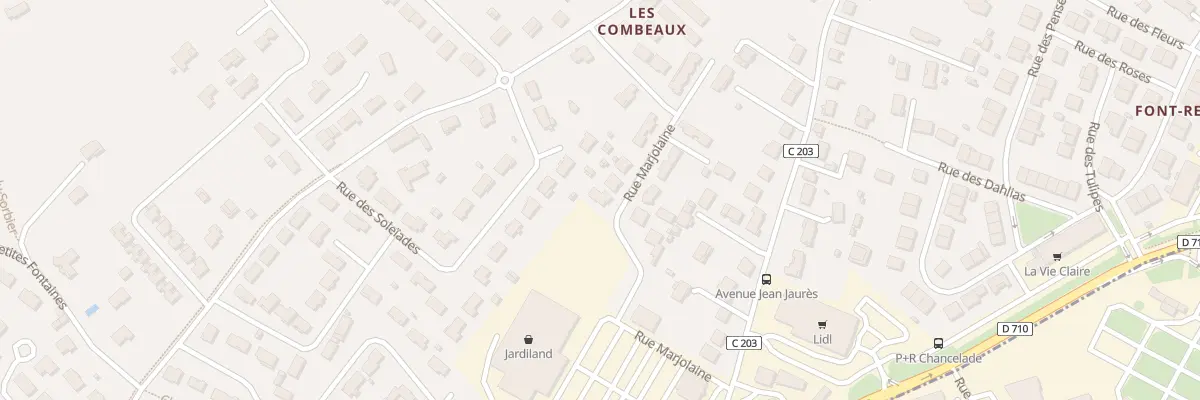 Plan du 5002F Les Combeaux à Chancelade