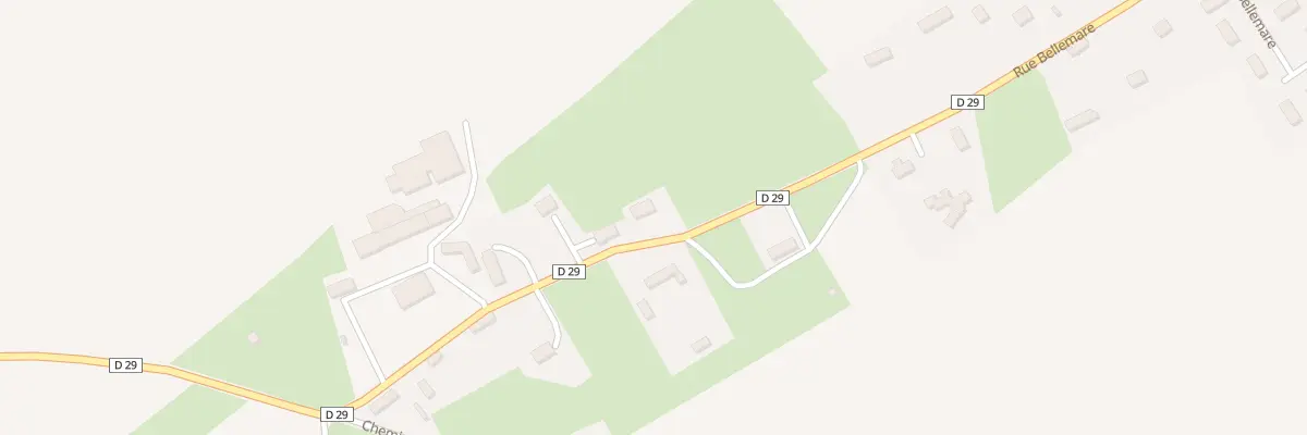 Plan du 702 Rue Bellemare à Envronville