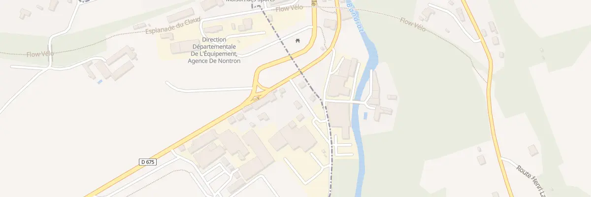 Plan du 2 Rue Font du Bournat à Saint-Martial-de-Valette