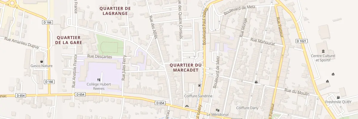 Plan du 4 Rue Joliot Curie à Fleurance