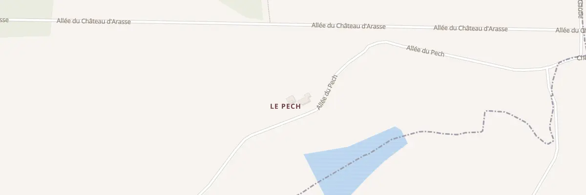 Plan du 1 All du Pech à Foulayronnes