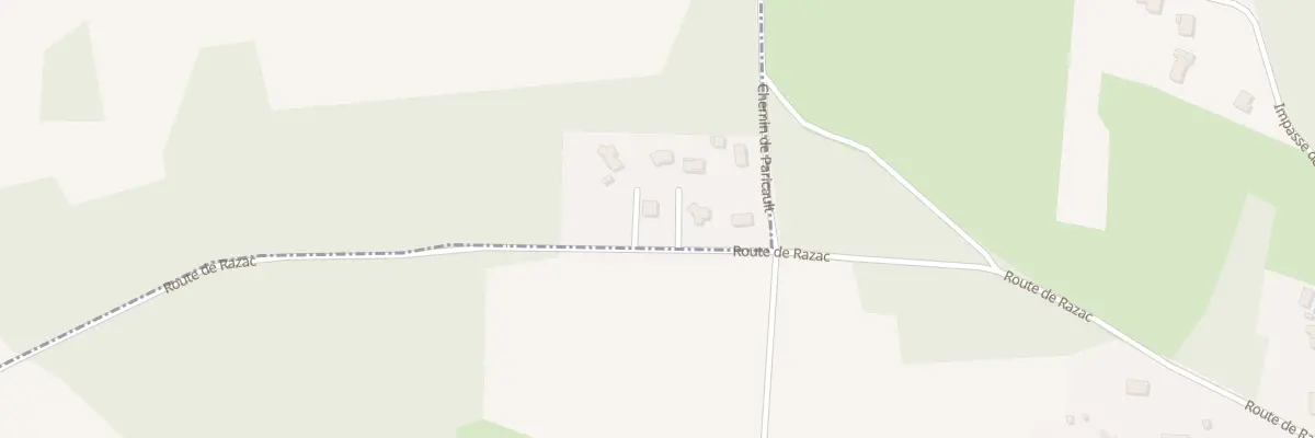 Plan du 1180 Rte de Razac à Marsac-sur-l’Isle