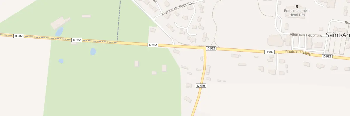 Plan du 349 Rte du Havre à Saint-Arnoult