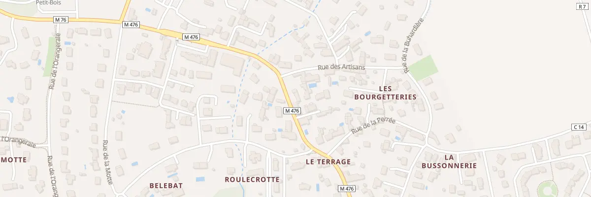 Plan du 59 Rue des Bourgetteries à Mettray