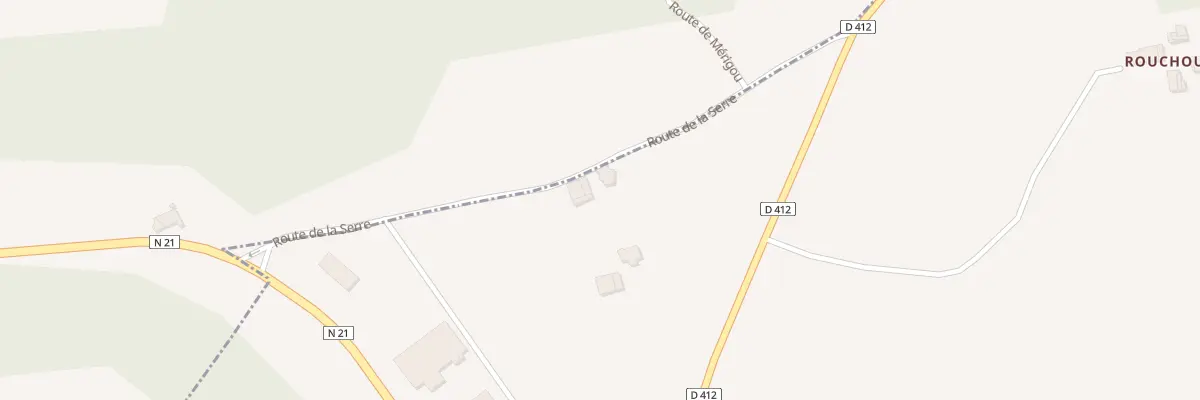 Plan du 298 Rte de la Serre à Castelnaud-de-Gratecambe