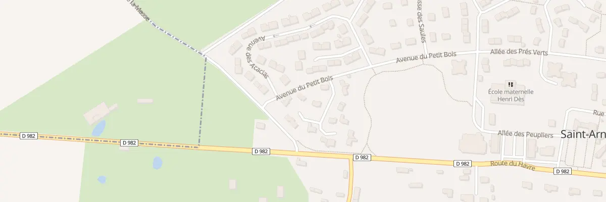 Plan du 6 All des Aubepines à Saint-Arnoult
