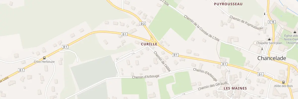 Plan du 29 All de Curille à Chancelade