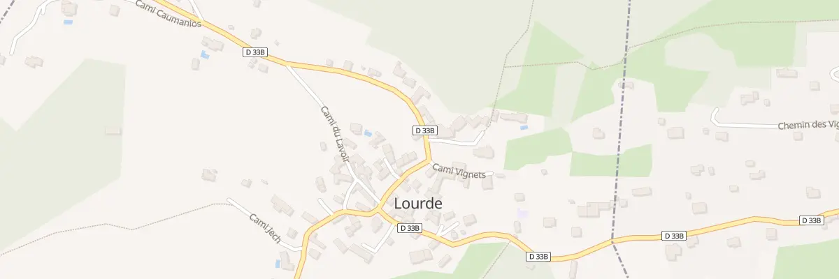 Plan du 75 Le Village à Lourde