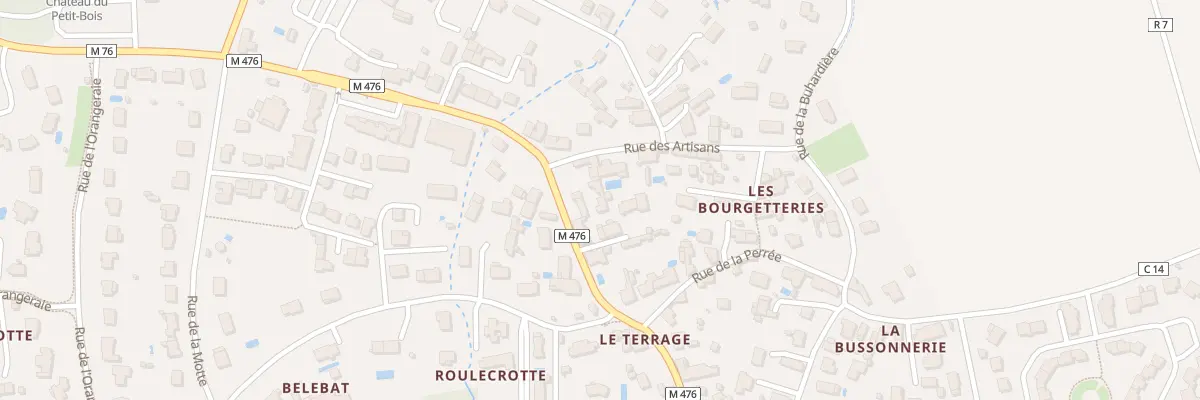 Plan du 55B Rue des Bourgetteries à Mettray