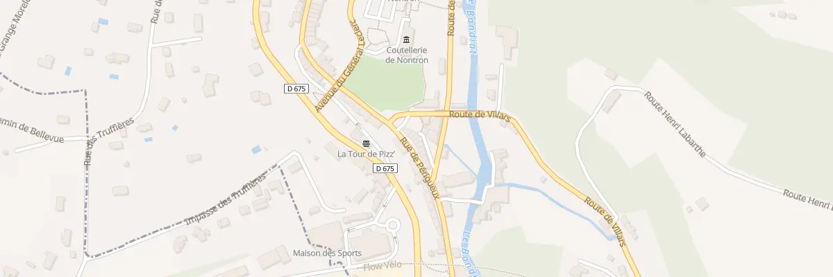 Plan du 117 Rue de Périgueux à Nontron