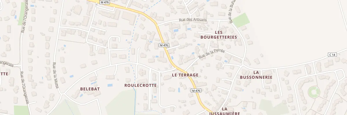 Plan du 75 Rue des Bourgetteries à Mettray