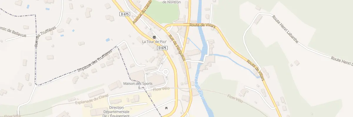 Plan du 24 Rue de Périgueux à Nontron