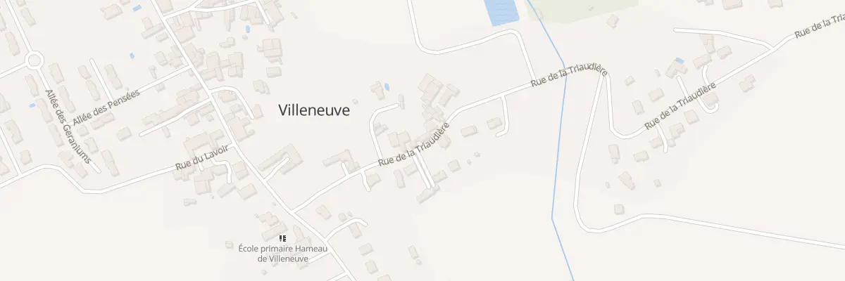 Plan du 13 Rue de la Triaudière à Chauvigny