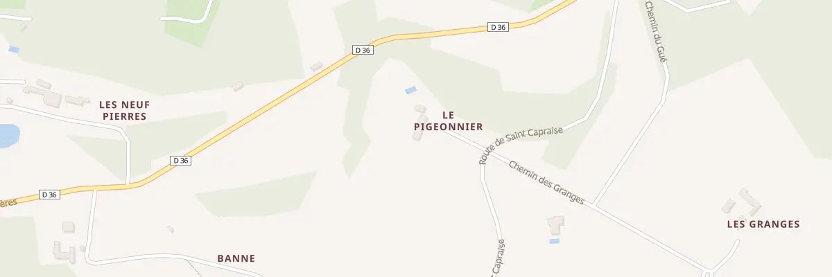 Plan du 18 Les Granges Basses à Cause-de-Clérans