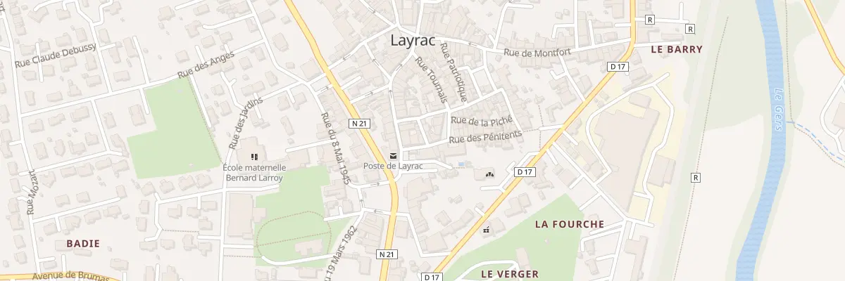Plan du 118 Rue des PÉNITENTS à Layrac