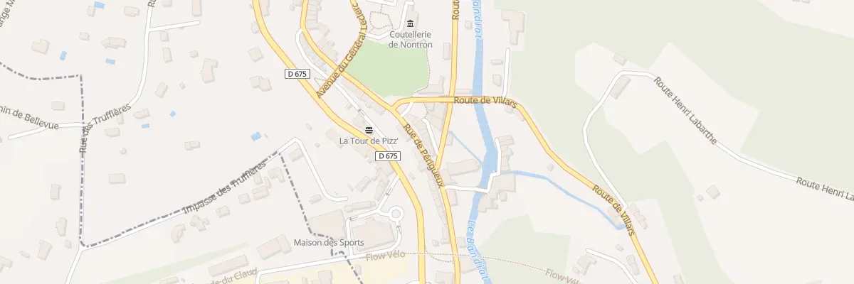 Plan du 17 Rue de Périgueux à Nontron