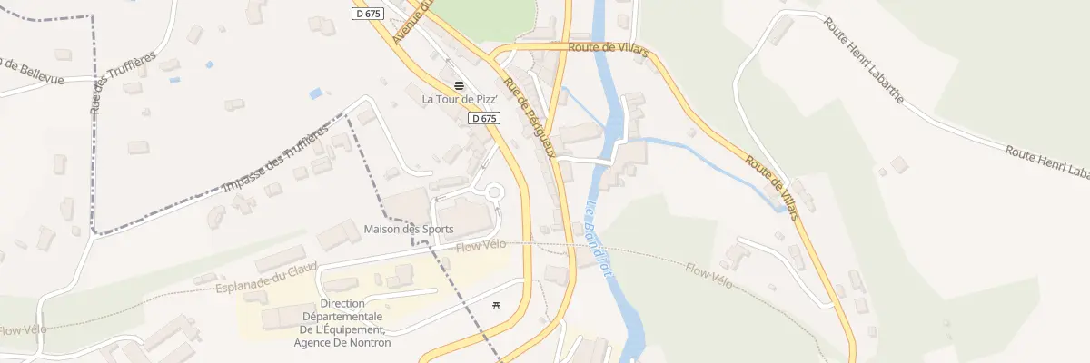 Plan du 118 Rue de Périgueux à Nontron
