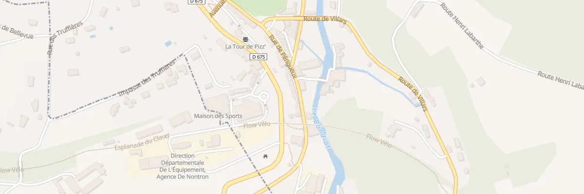 Plan du 32 Rue de Périgueux à Nontron