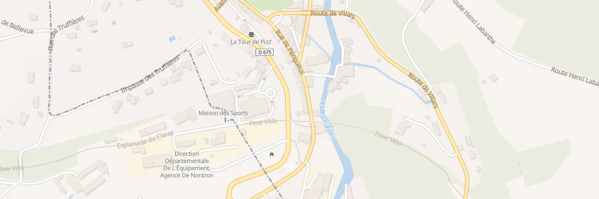 Plan du 34 Rue de Périgueux à Nontron