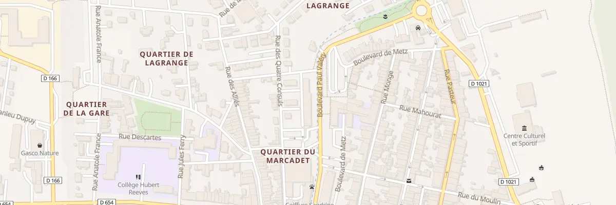 Plan du 36 Bd Paul Valéry à Fleurance