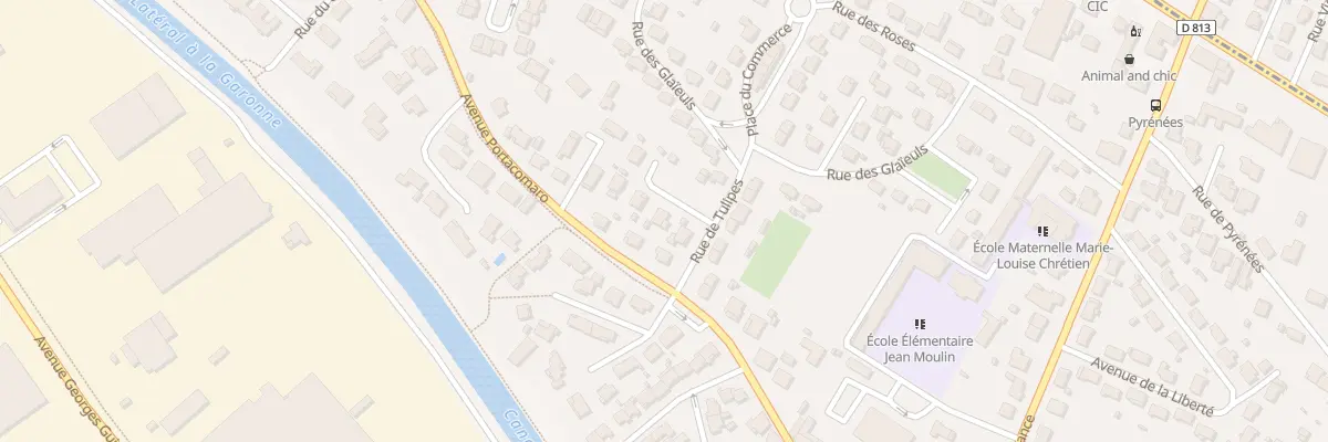 Plan du 3 Sq Armand Fallieres à Boé
