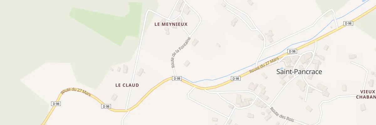 Plan du 18 Rte de la Fontaine à Saint-Pancrace