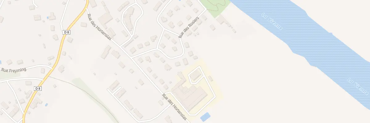 Plan du 14 Rue des Rosiers à Availles-Limouzine