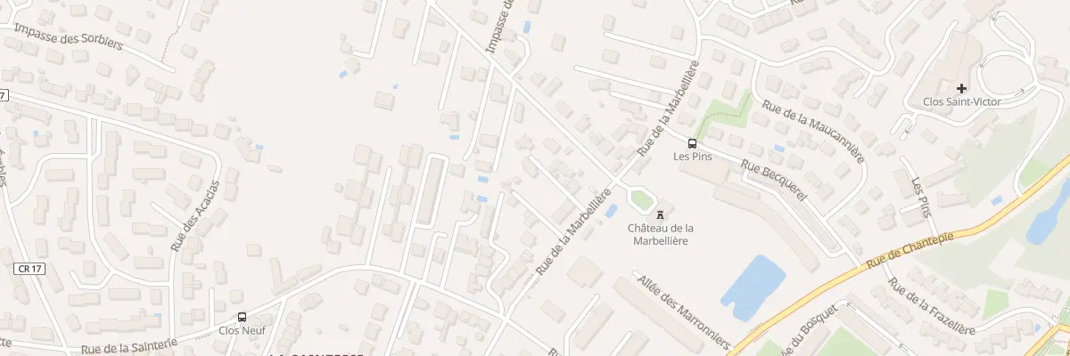 Plan du 62B Rue de la Marbellière à Joué-lès-Tours