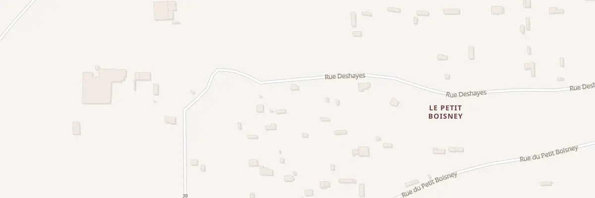 Plan du 1 Rue Deshayes à Boisney