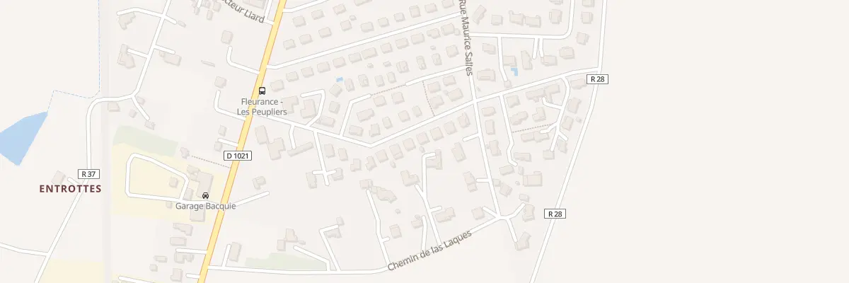 Plan du 15 Rue des Peupliers à Fleurance