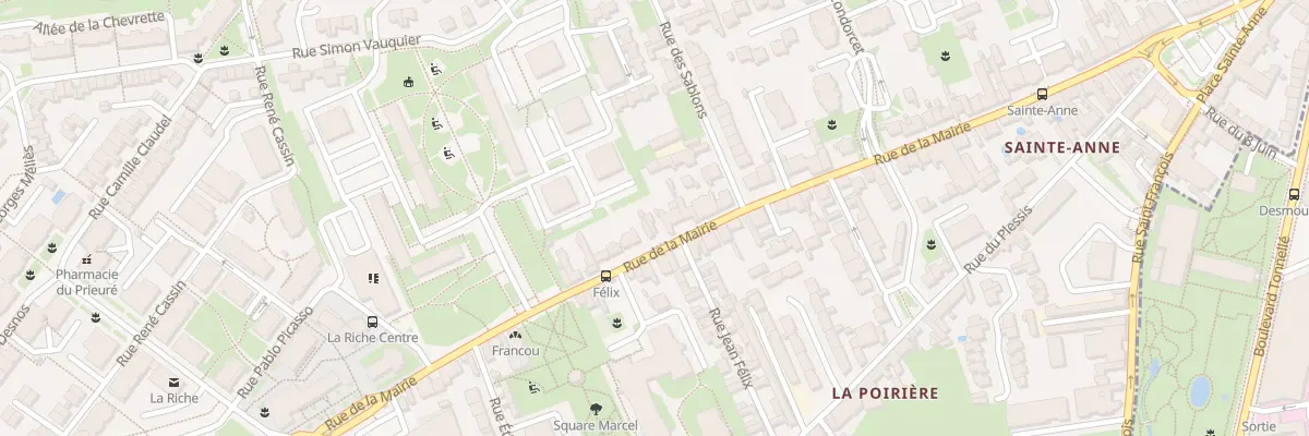 Plan du 67 Rue de la Mairie à La Riche
