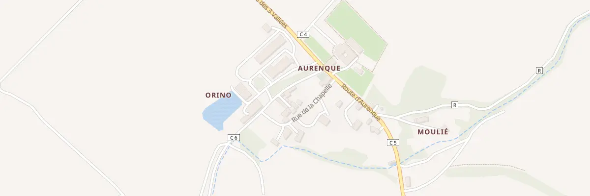 Plan du 53 Rte du pont d’Aurenque à Castelnau-d’Arbieu