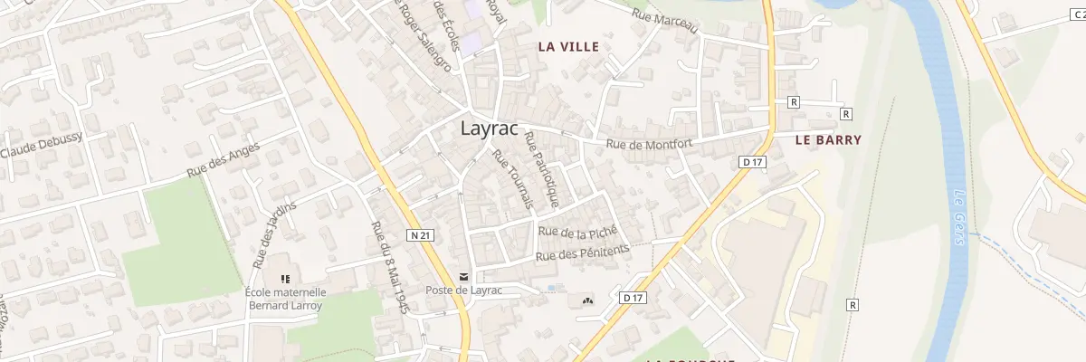 Plan du 58 Rue PATRIOTIQUE à Layrac