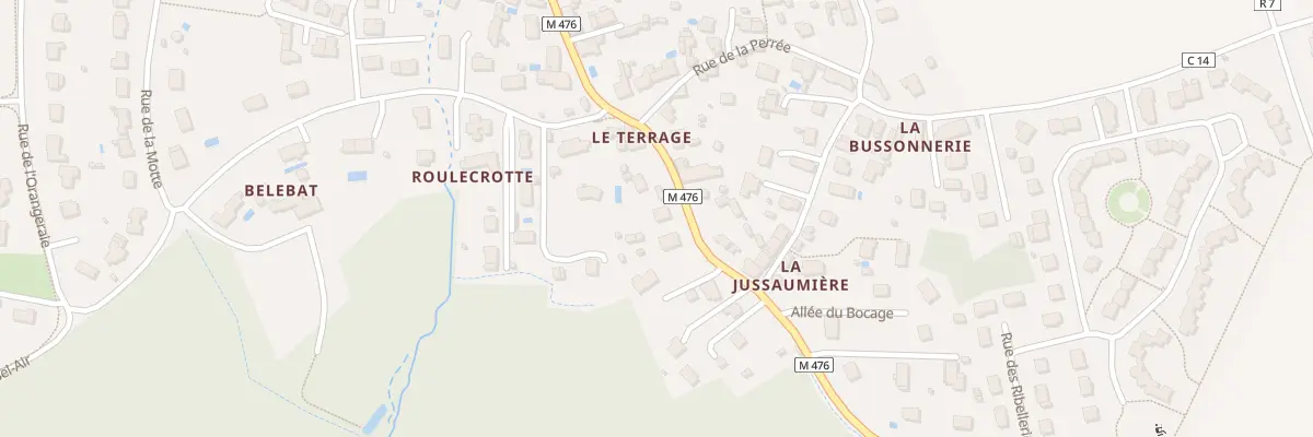 Plan du 74 Rue des Bourgetteries à Mettray