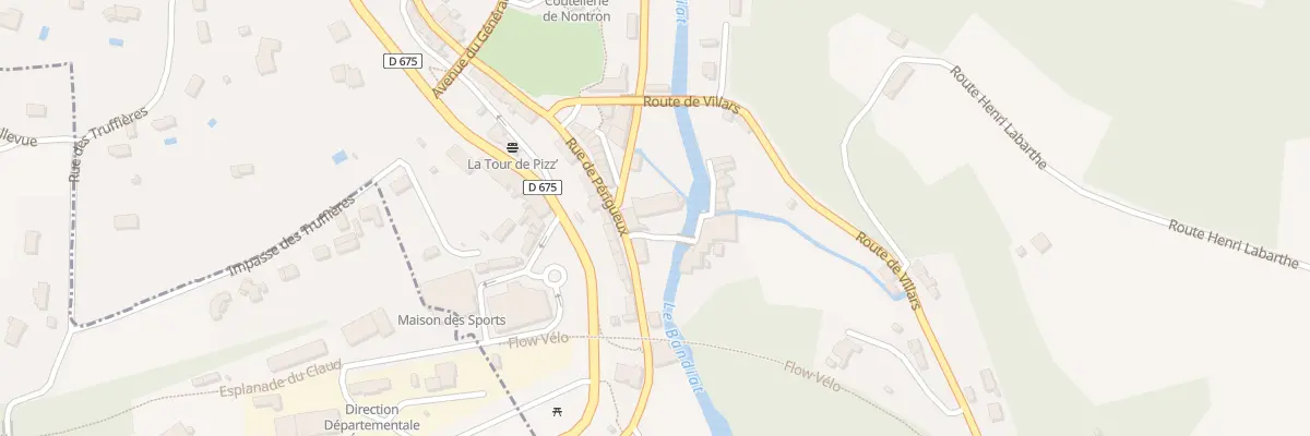 Plan du 131 Rue de Périgueux à Nontron