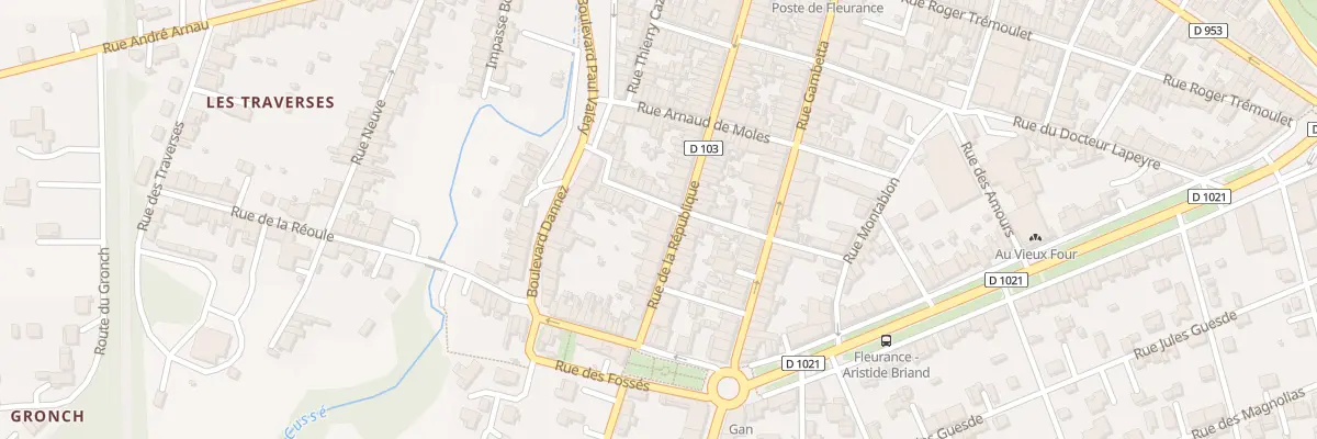 Plan du 21 Rue de la République à Fleurance