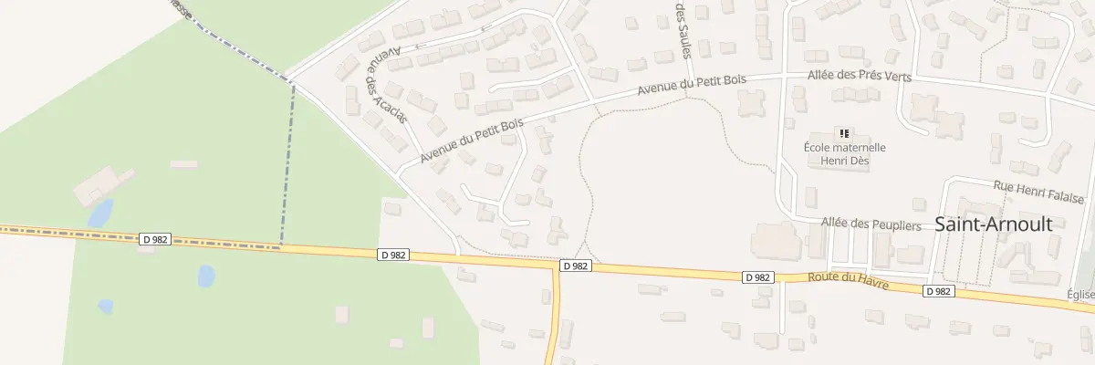 Plan du 5 All des Aubepines à Saint-Arnoult