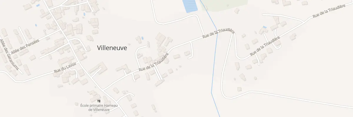 Plan du 16 Rue de la Triaudière à Chauvigny