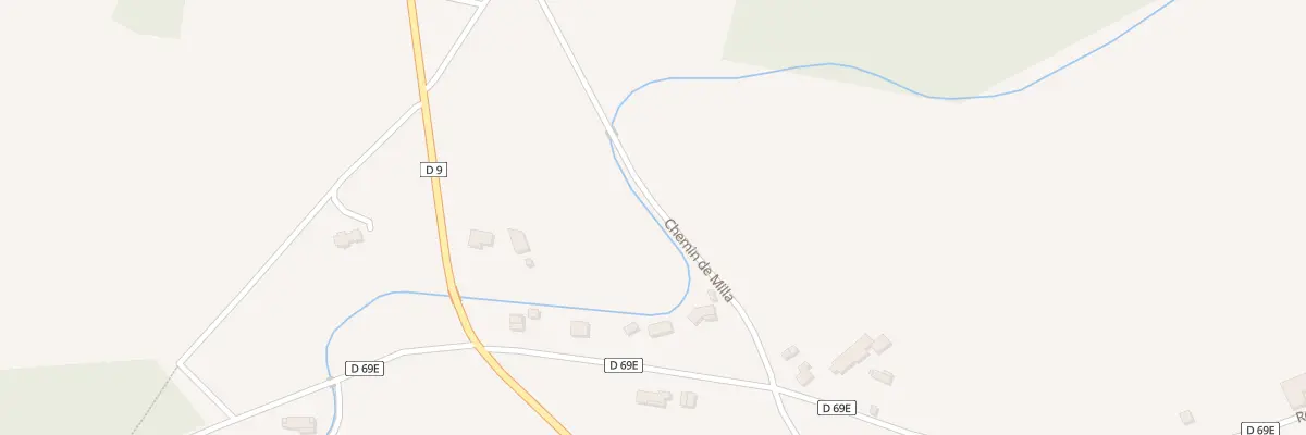 Plan du 1 Chem de Milla à Cardeilhac