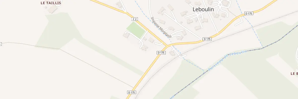 Plan du Taillis à Leboulin