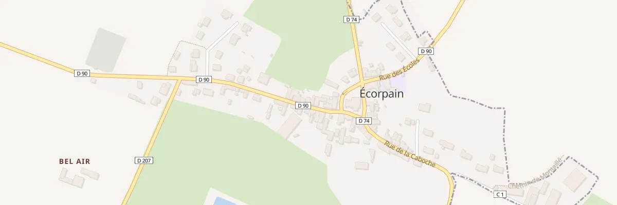 Plan du 3 Rue de Pince Alouette à Écorpain