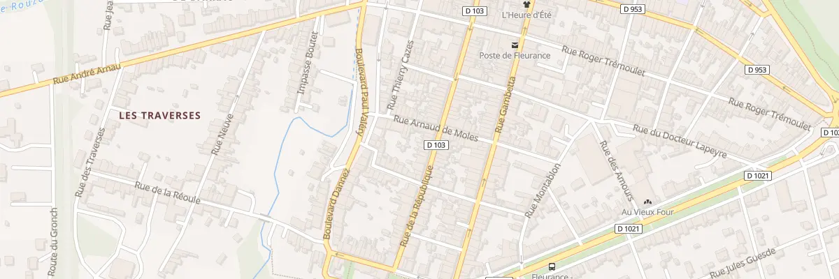 Plan du 41 Rue de la République à Fleurance