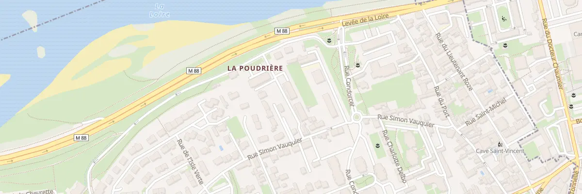 Plan du 23 Rue de la Levee de la Loire à La Riche