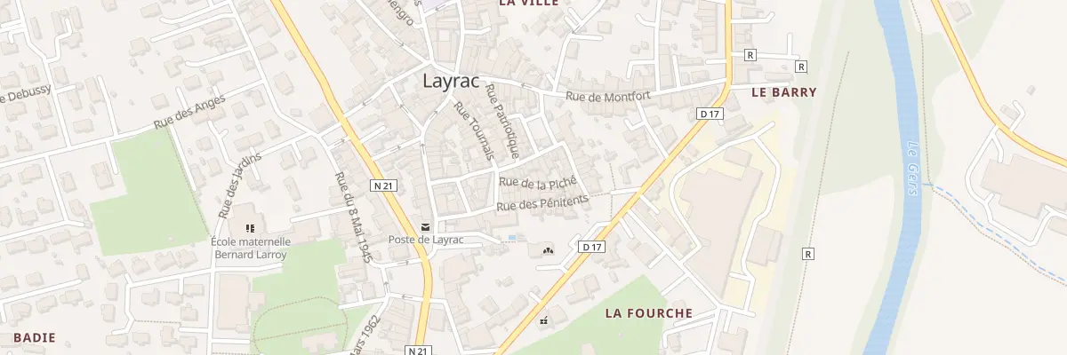 Plan du 37 Rue de LA PICHE à Layrac