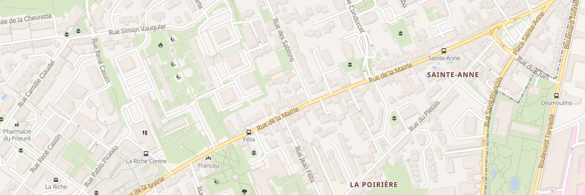 Plan du 57 Rue de la Mairie à La Riche
