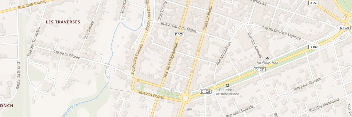 Plan du 48 Rue de la République à Fleurance