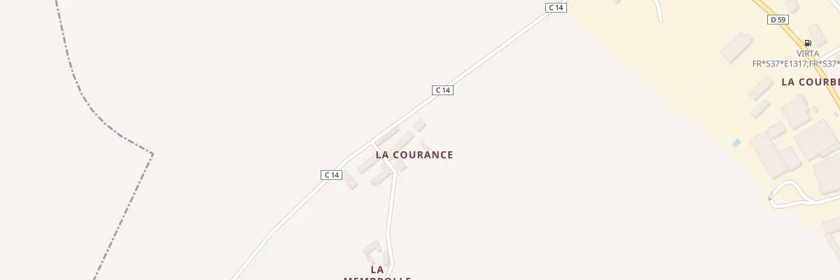 Plan du 1 La Courance à Sepmes